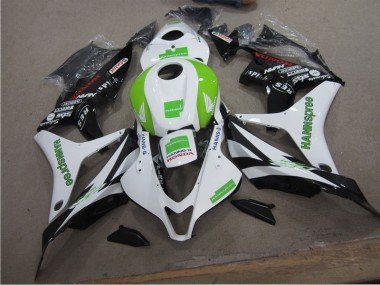 04-05 White Green Hannspree CBR1000RR Motorcycle Fairings