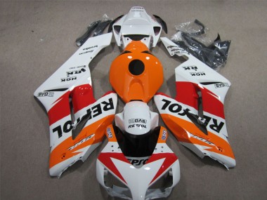 04-05 White Orange Repsol CBR1000RR Motorcycle Fairings