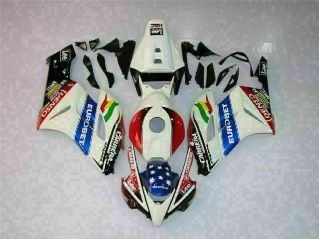 04-05 White Red CBR1000RR Full Motorcycle Fairing Kits 04-05 White Red CBR1000RR Full Motorcycle Fairing Kits
