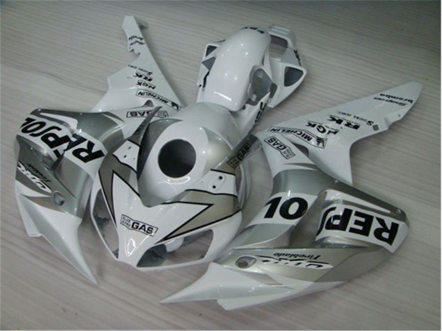 04-05 White Silver Black Repsol CBR1000RR Motorcycle Fairings