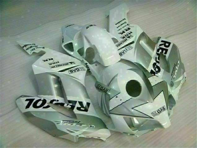 04-05 White Silver Repsol CBR1000RR Motorcycle Fairings