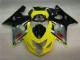 04-05 Yellow Black GSXR 600/750 Motorcycle Fairing