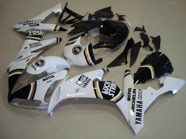 04-06 Black Gold White YZF R1 Motorcycle Fairings 04-06 Black Gold White YZF R1 Motorcycle Fairings