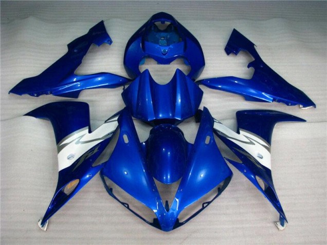 04-06 Blue White YZF R1 Motorcycle Fairing 04-06 Blue White YZF R1 Motorcycle Fairing