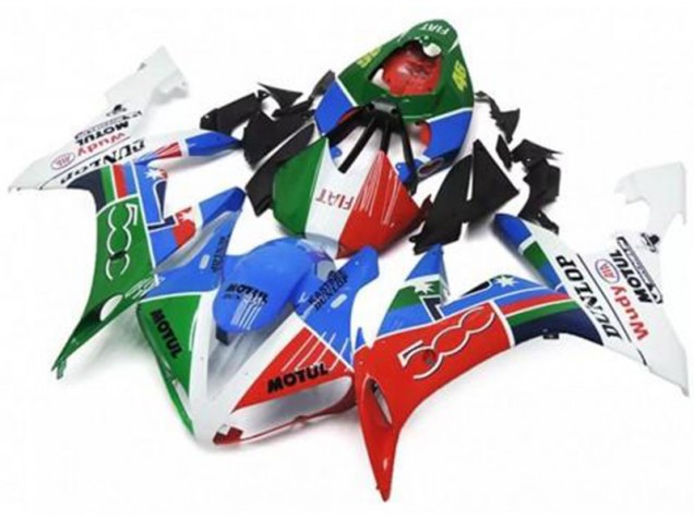04-06 Green Red Blue White YZF R1 Motorcycle Fairings 04-06 Green Red Blue White YZF R1 Motorcycle Fairings