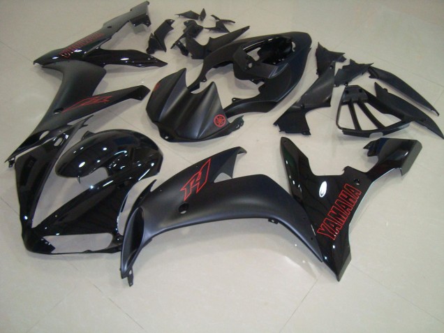 04-06 Matte Black Red YZF R1 Motorcycle Fairings 04-06 Matte Black Red YZF R1 Motorcycle Fairings