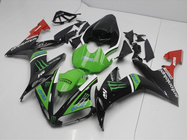 04-06 Monster Green YZF R1 Motorcycle Fairings 04-06 Monster Green YZF R1 Motorcycle Fairings