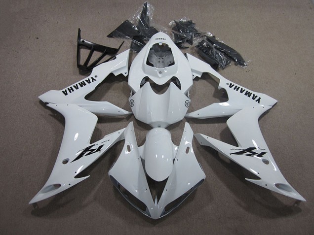 04-06 White Black Decal YZF R1 Motorcycle Fairings