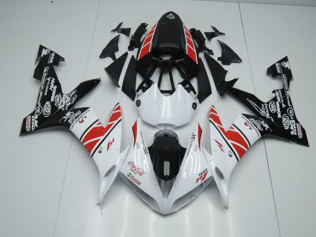 04-06 White Black Stickers YZF R1 Motorcycle Fairings 04-06 White Black Stickers YZF R1 Motorcycle Fairings