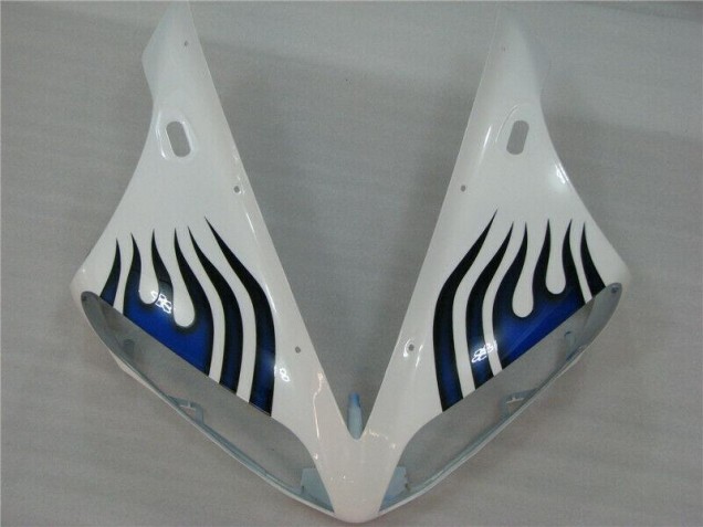 04-06 White Blue Flame YZF R1 Motorcycle Fairings 04-06 White Blue Flame YZF R1 Motorcycle Fairings