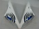 04-06 White Blue Flame YZF R1 Motorcycle Fairings 04-06 White Blue Flame YZF R1 Motorcycle Fairings