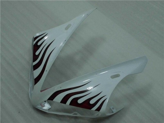 04-06 White Red Flame YZF R1 Motorcycle Fairings