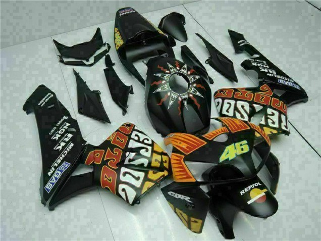 05-06 Black CBR600RR ABS Motorcycle Fairings 05-06 Black CBR600RR ABS Motorcycle Fairings