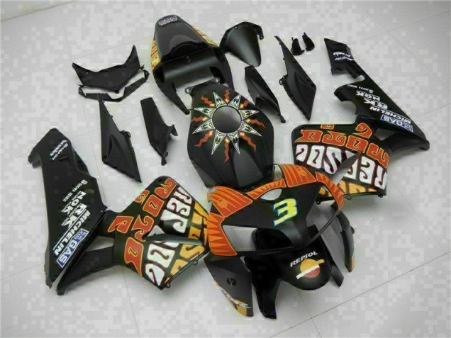 05-06 Black CBR600RR Motorcycle Fairing Kits & Plastic 05-06 Black CBR600RR Motorcycle Fairing Kits & Plastic