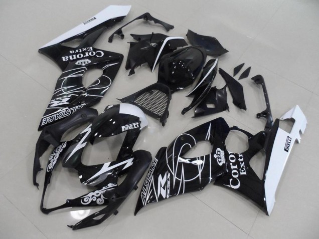 05-06 Black Corona GSXR 1000 Motorcycle Fairings 05-06 Black Corona GSXR 1000 Motorcycle Fairings