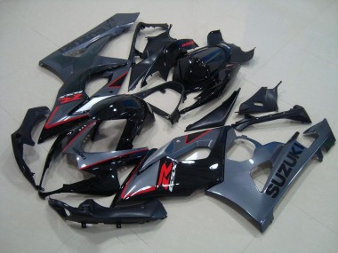 05-06 Black Red Decals GSXR 1000 Motorcycle Fairings