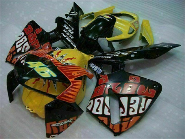 05-06 Black Red Yellow 46 CBR600RR Motorcycle Fairings