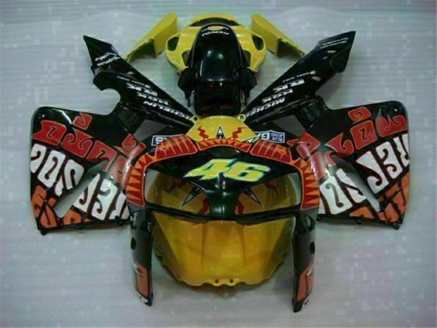 05-06 Black Red Yellow 46 CBR600RR Motorcycle Fairings