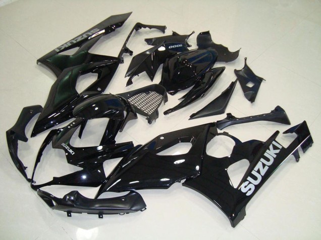 05-06 Black Silver Decals GSXR 1000 Motorcycle Fairings 05-06 Black Silver Decals GSXR 1000 Motorcycle Fairings