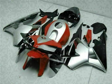 05-06 Black Silver Red CBR600RR Motorcycle Fairings