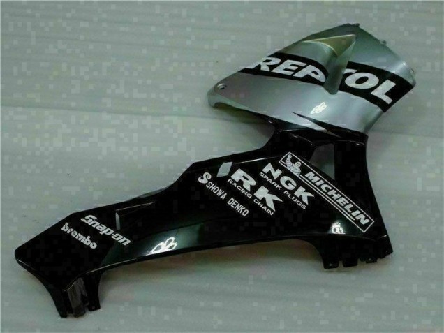05-06 Black Silver Repsol CBR600RR Motorcycle Fairings 05-06 Black Silver Repsol CBR600RR Motorcycle Fairings