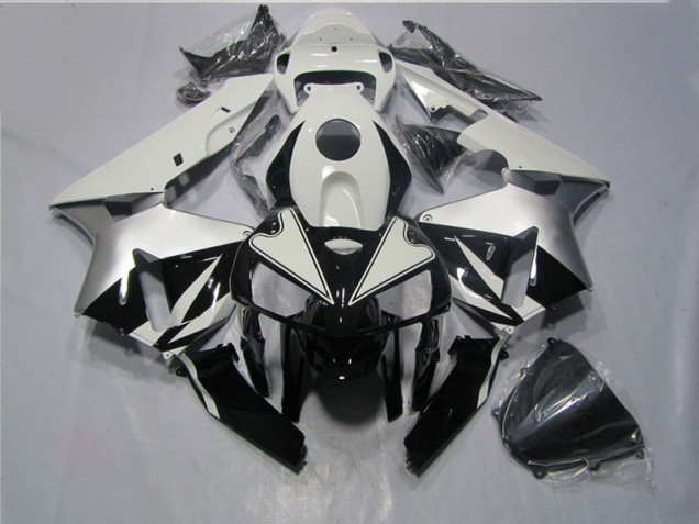 05-06 Black White CBR600RR Motorcycle Fairings 05-06 Black White CBR600RR Motorcycle Fairings