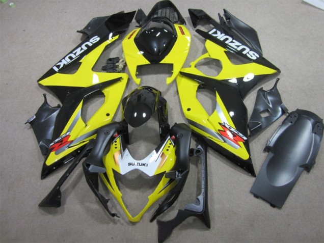 05-06 Black Yellow GSXR 1000 Motorcycle Fairings 05-06 Black Yellow GSXR 1000 Motorcycle Fairings