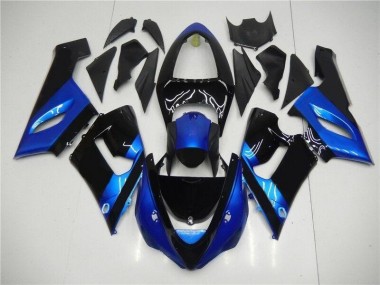 05-06 Blue Black ZX6R Motorcycle Fairings