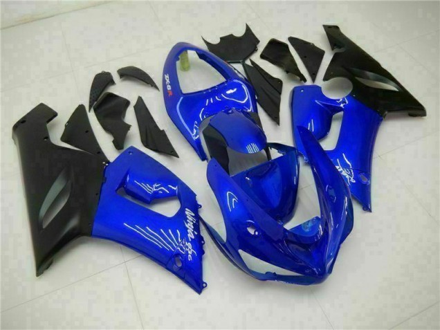 05-06 Blue ZX6R Motorcycle Fairings 05-06 Blue ZX6R Motorcycle Fairings