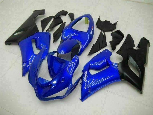 05-06 Blue ZX6R Motorcycle Fairings 05-06 Blue ZX6R Motorcycle Fairings