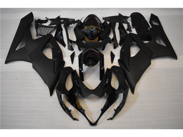 05-06 Glossy Matte Black GSXR 1000 Motorcycle Fairings