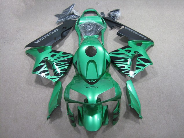 05-06 Green Black CBR600RR Motorcycle Fairings