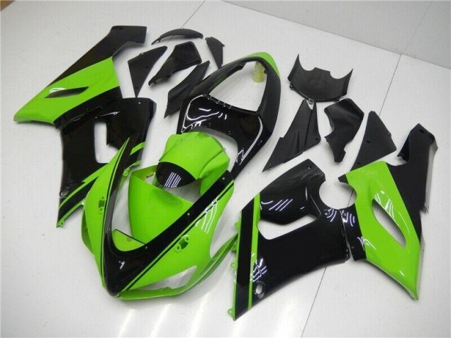 05-06 Green Black ZX6R Motorcycle Fairing