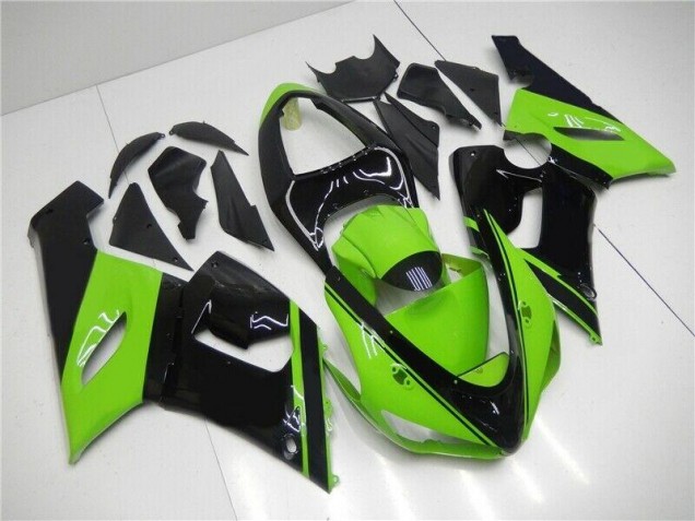 05-06 Green Black ZX6R Motorcycle Fairing