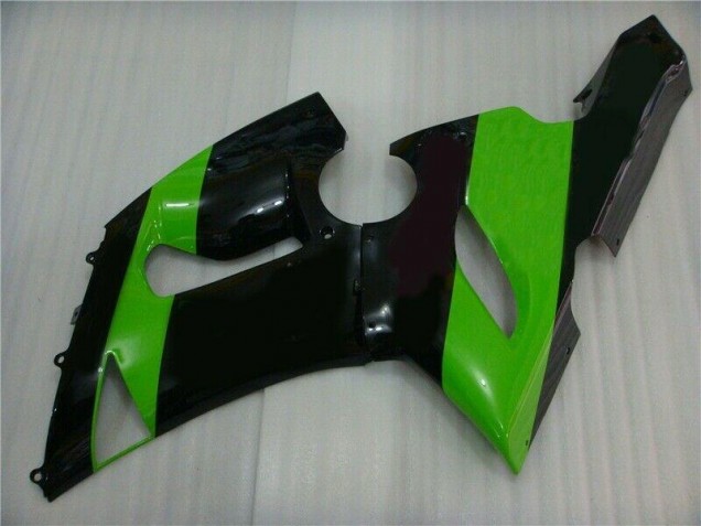05-06 Green Black ZX6R Motorcycle Fairings 05-06 Green Black ZX6R Motorcycle Fairings