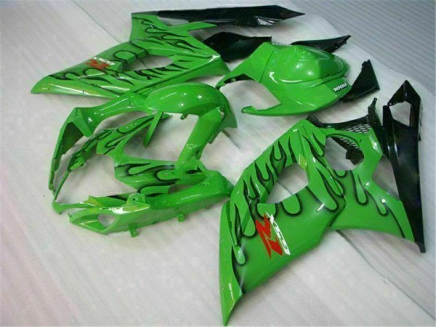 05-06 Green GSXR 1000 Motorcycle Fairings