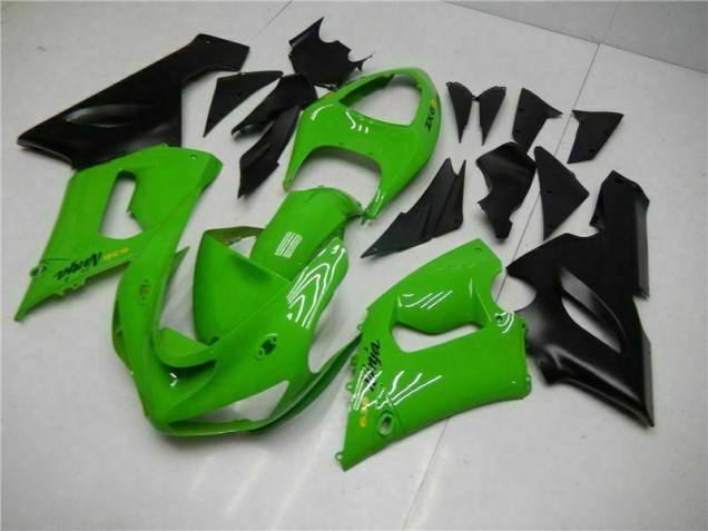 05-06 Green ZX6R Motorcycle Fairing Kits 05-06 Green ZX6R Motorcycle Fairing Kits