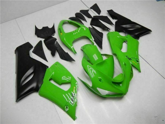 05-06 Green ZX6R Motorcycle Fairing Kits 05-06 Green ZX6R Motorcycle Fairing Kits