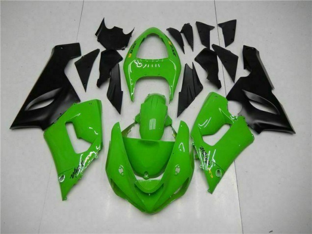 05-06 Green ZX6R Motorcycle Fairing Kits 05-06 Green ZX6R Motorcycle Fairing Kits