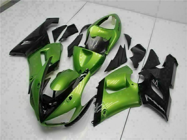 05-06 Green ZX6R Motorcycle Fairing Kits & Plastic 05-06 Green ZX6R Motorcycle Fairing Kits & Plastic