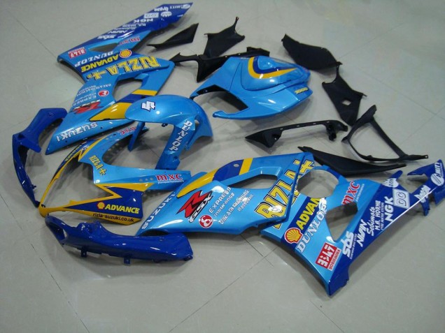05-06 Light Blue Rizla GSXR 1000 Motorcycle Fairings