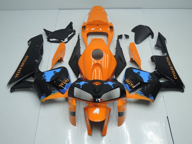 05-06 Orange Black CBR600RR Full Motorcycle Fairing Kits 05-06 Orange Black CBR600RR Full Motorcycle Fairing Kits