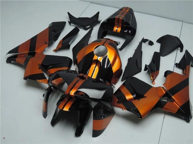 05-06 Orange Black CBR600RR Motorcycle Fairing Kits 05-06 Orange Black CBR600RR Motorcycle Fairing Kits
