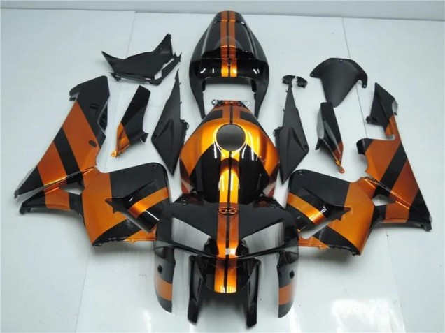 05-06 Orange Black CBR600RR Motorcycle Fairing Kits 05-06 Orange Black CBR600RR Motorcycle Fairing Kits