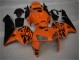 05-06 Orange Black CBR600RR Motorcycle Fairing 05-06 Orange Black CBR600RR Motorcycle Fairing