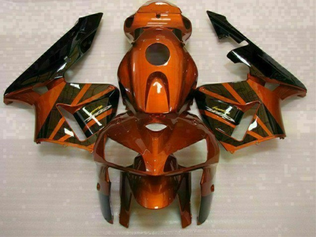 05-06 Orange Black CBR600RR Motorcycle Fairings 05-06 Orange Black CBR600RR Motorcycle Fairings