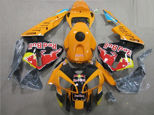 05-06 Orange Black Red Bull CBR600RR Motorcycle Fairings 05-06 Orange Black Red Bull CBR600RR Motorcycle Fairings