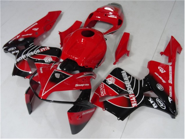 05-06 Red Black CBR600RR Motorcycle Fairing Kits & Plastic