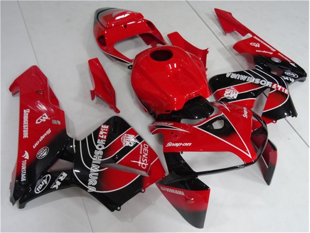 05-06 Red Black CBR600RR Motorcycle Fairing Kits & Plastic