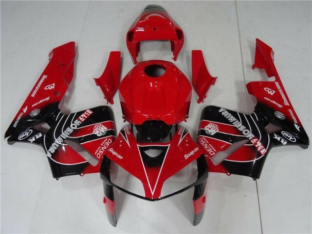 05-06 Red Black CBR600RR Motorcycle Fairing Kits & Plastic